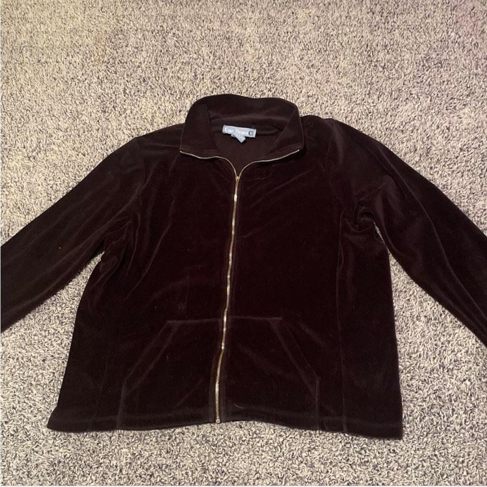 Velvet sweater